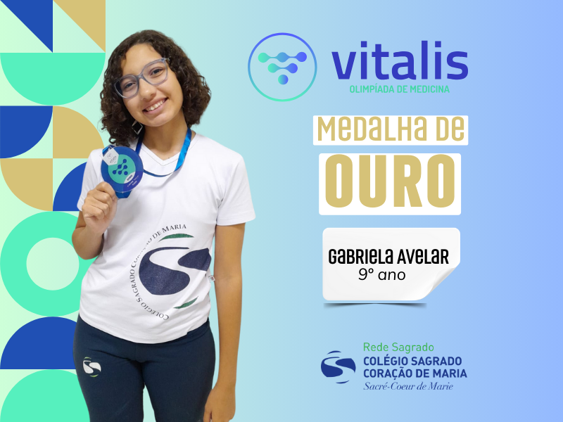 Estudante do 9º ano conquista Ouro na Olimpíada de Medicina Vitalis